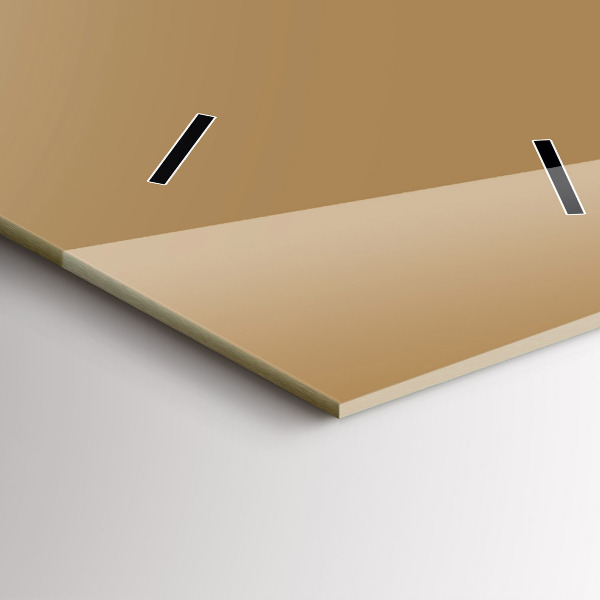 Orologio verticale in vetro Colore beige scuro