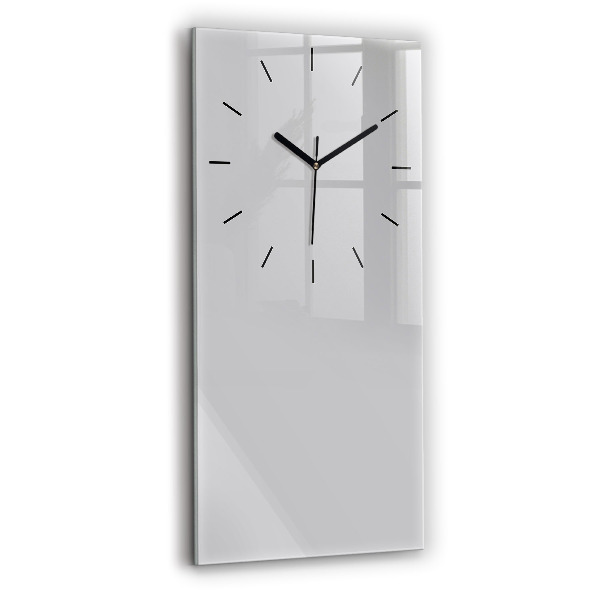 Orologio verticale in vetro Colore grigio chiaro
