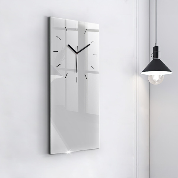 Orologio verticale in vetro Colore grigio chiaro