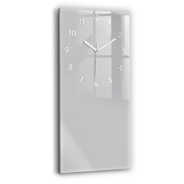 Orologio verticale in vetro Colore grigio chiaro
