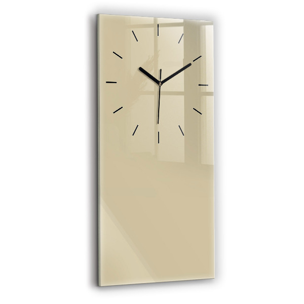Orologio verticale in vetro Colore beige