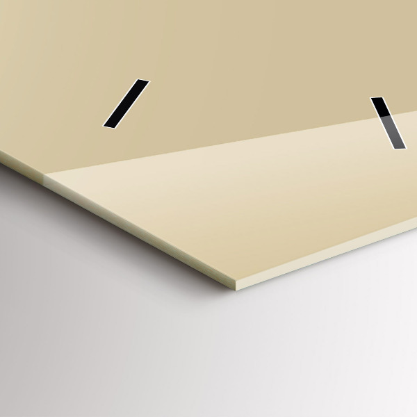 Orologio verticale in vetro Colore beige