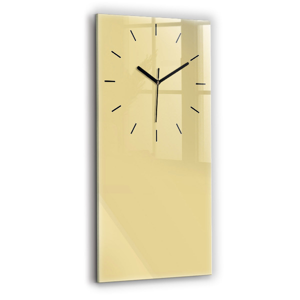 Orologio verticale in vetro Colore crema