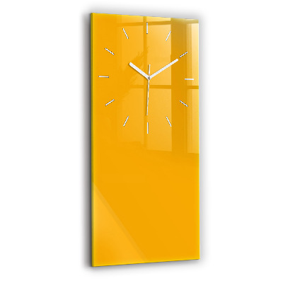 Orologio verticale in vetro Colore giallo dorato
