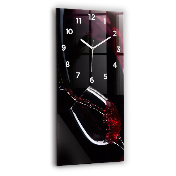 Orologio verticale Vino rosso