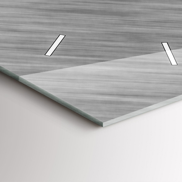 Orologio verticale Parete metallica