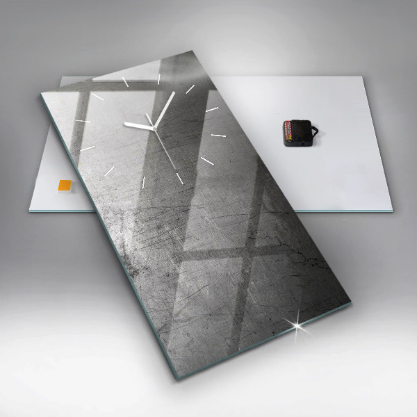 Orologio verticale Parete metallica