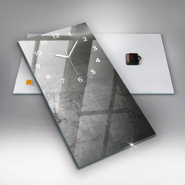 Orologio verticale Parete metallica