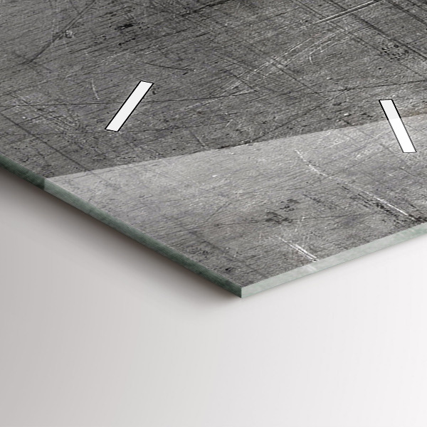 Orologio verticale Parete metallica