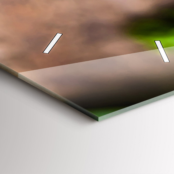 Orologio verticale Foglie di basilico