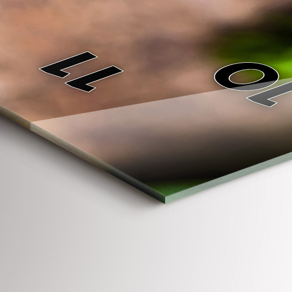 Orologio verticale Foglie di basilico