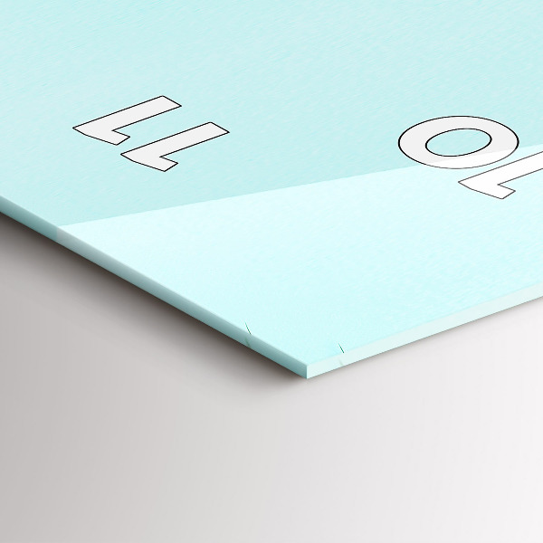 Orologio verticale Palme verdi