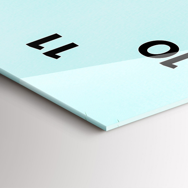 Orologio verticale Palme verdi