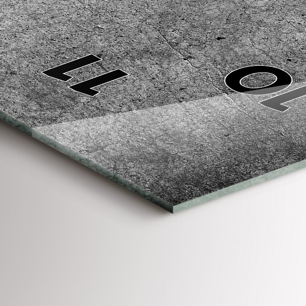 Orologio verticale Muro industriale