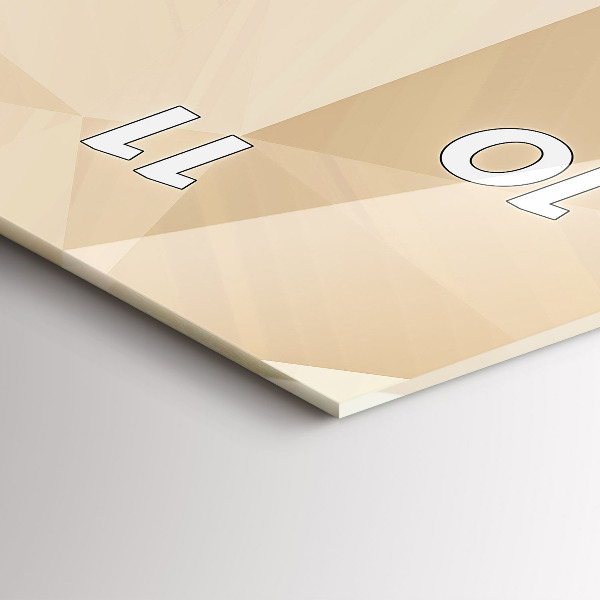 Orologio verticale Triangoli astratti