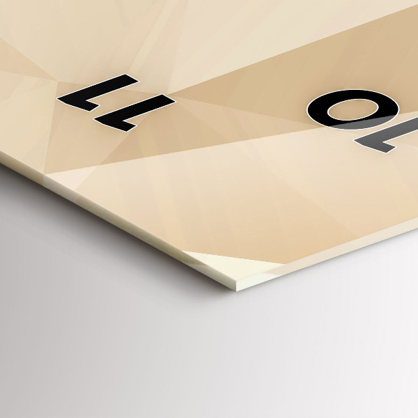 Orologio verticale Triangoli astratti