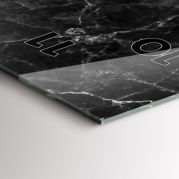 Orologio verticale Marmo scuro