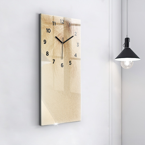 Orologio verticale Astrazione dorata