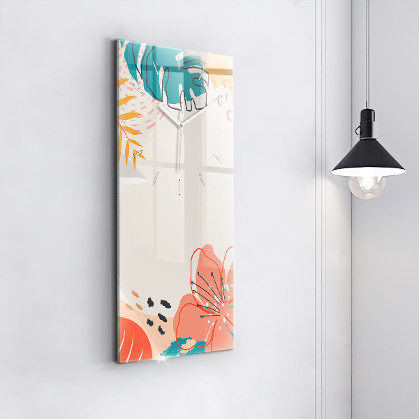 Orologio verticale Piante hawaiane