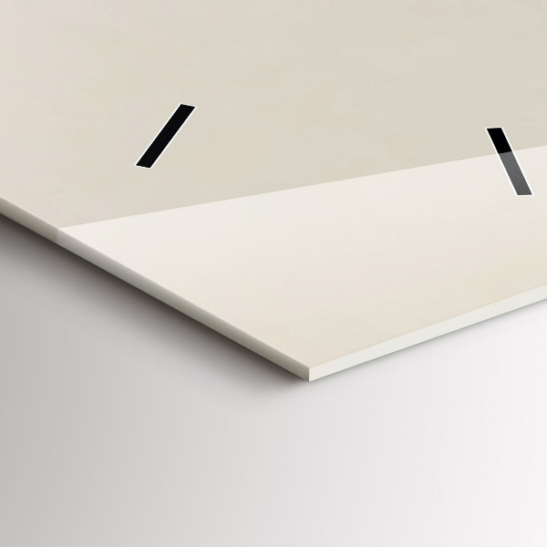 Orologio verticale in vetro Montagne astratte