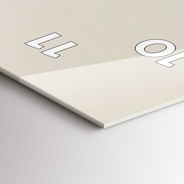 Orologio verticale in vetro Montagne astratte