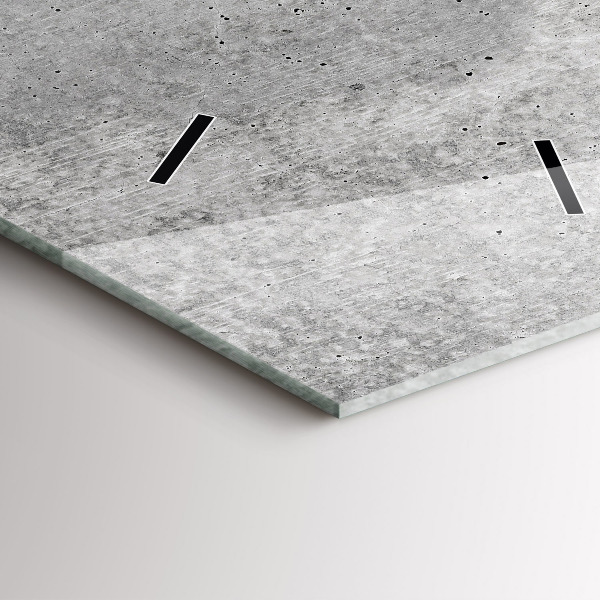 Orologio verticale in vetro Muro grezzo