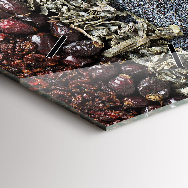 Orologio verticale in vetro File di spezie