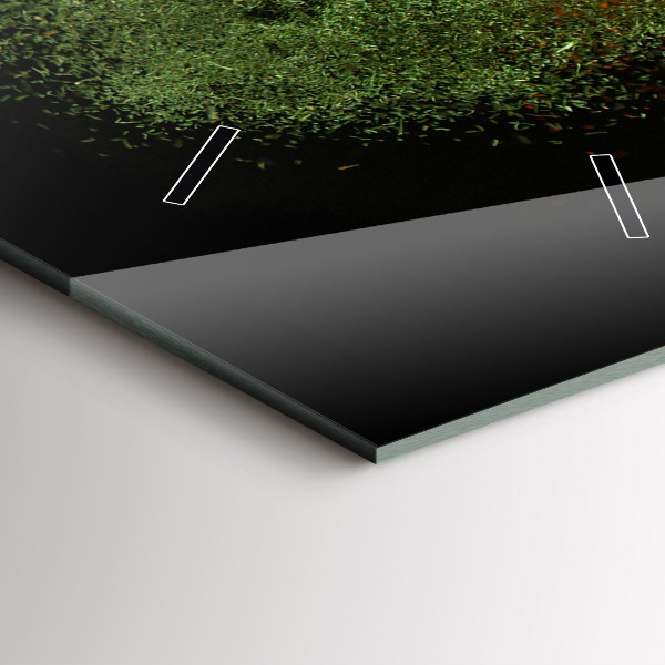 Orologio verticale in vetro Spezie sparse