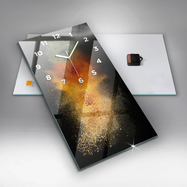 Orologio verticale in vetro Spezie sparse