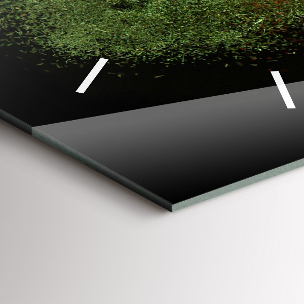 Orologio verticale in vetro Spezie sparse