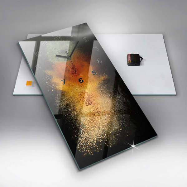 Orologio verticale in vetro Spezie sparse