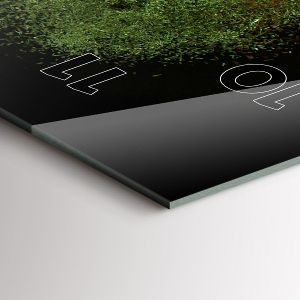 Orologio verticale in vetro Spezie sparse