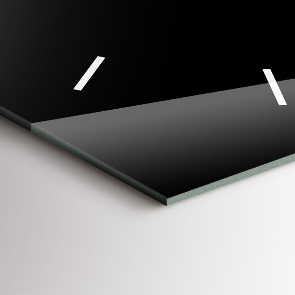 Orologio verticale in vetro Caffè nero