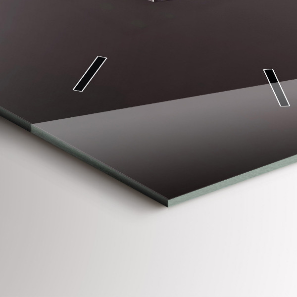 Orologio verticale in vetro Un bicchiere di vino rosso