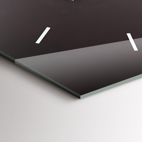 Orologio verticale in vetro Un bicchiere di vino rosso