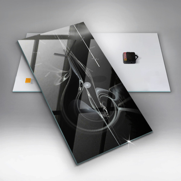 Orologio verticale Fumo astratto