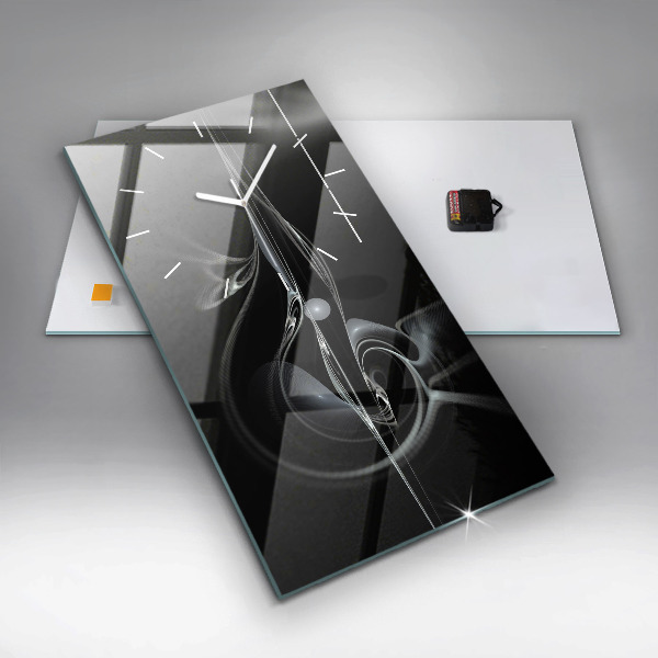 Orologio verticale Fumo astratto