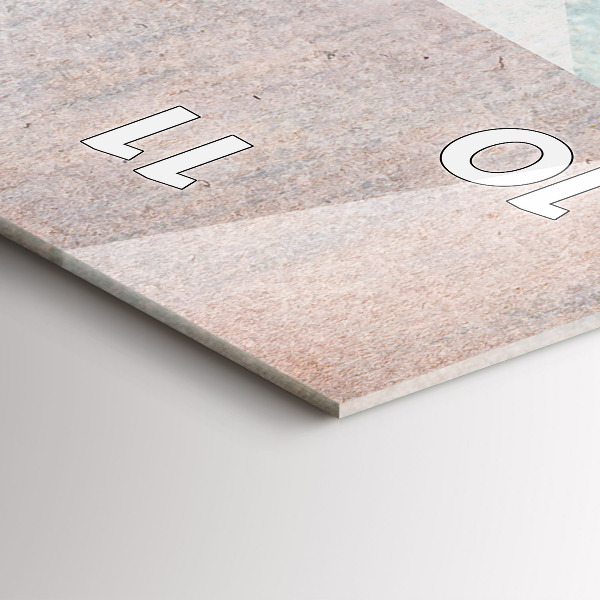 Orologio verticale Triangoli Texture astratta