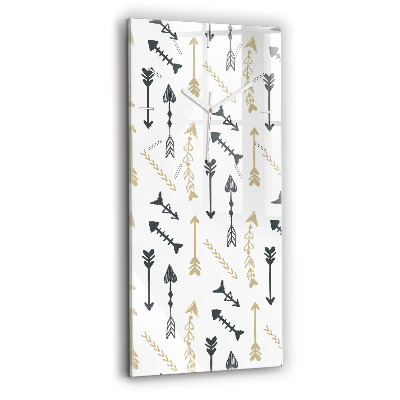 Orologio verticale Motivo geometrico hipster