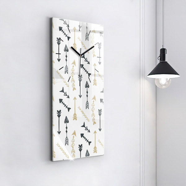 Orologio verticale Motivo geometrico hipster