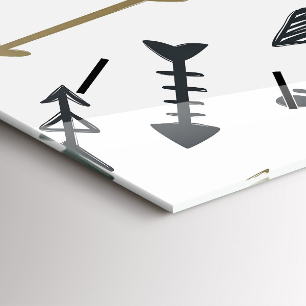 Orologio verticale Motivo geometrico hipster