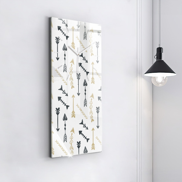 Orologio verticale Motivo geometrico hipster