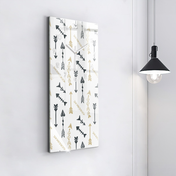 Orologio verticale Motivo geometrico hipster