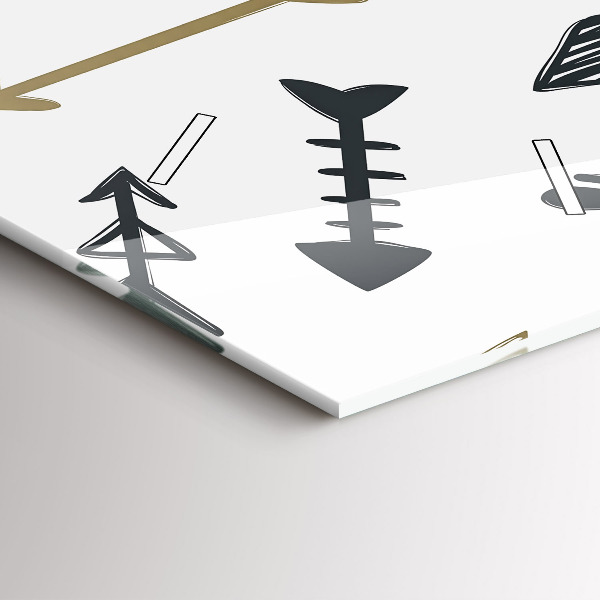 Orologio verticale Motivo geometrico hipster