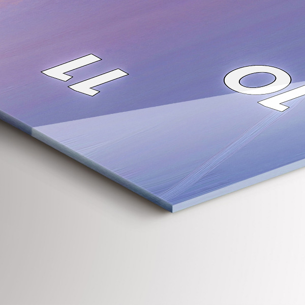 Orologio verticale Paesaggio marino