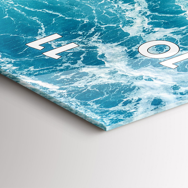 Orologio verticale Onde dell'oceano