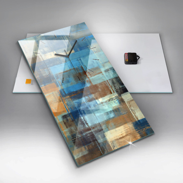 Orologio verticale Sfondo colorato - astratto