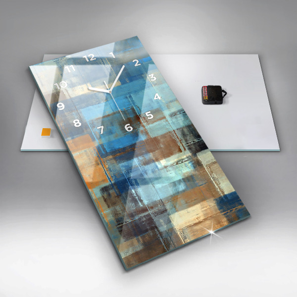 Orologio verticale Sfondo colorato - astratto