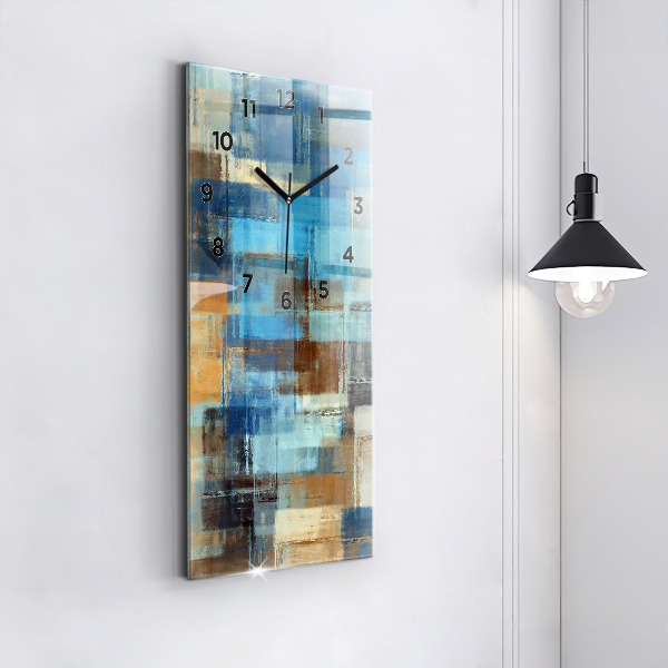 Orologio verticale Sfondo colorato - astratto
