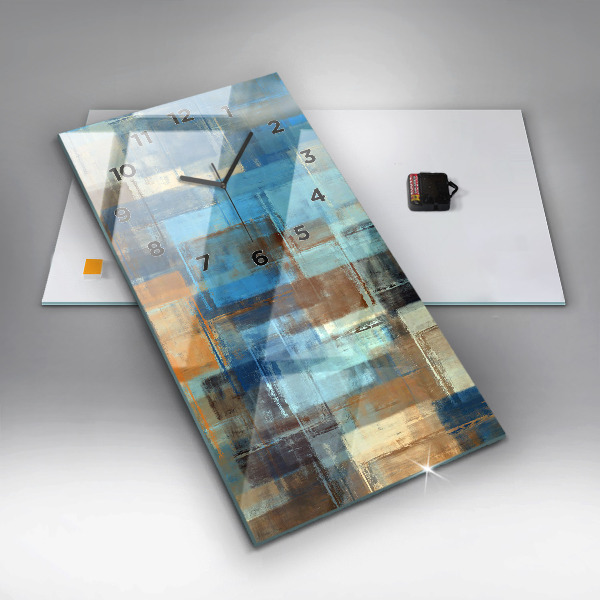 Orologio verticale Sfondo colorato - astratto